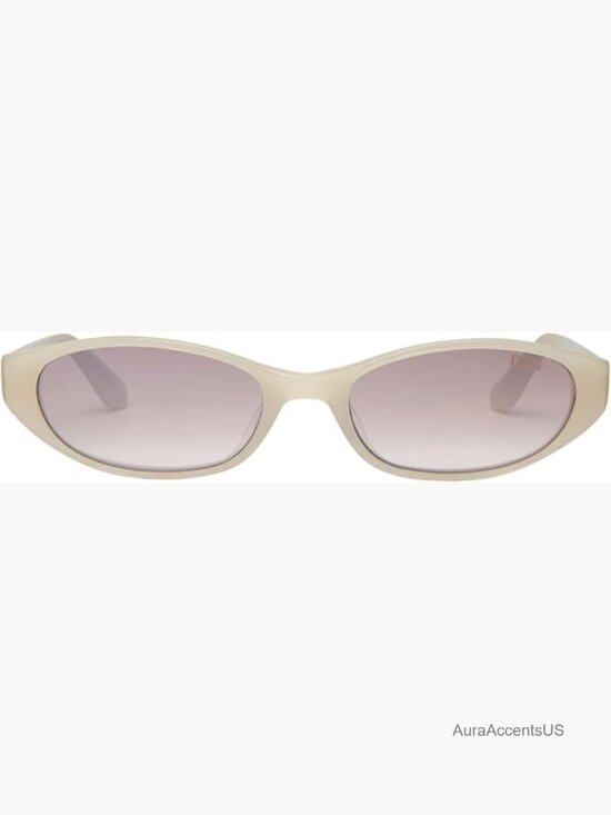 Accessories - Sunglasses - Oval Acetate Frame UV Protection Womens Fashion